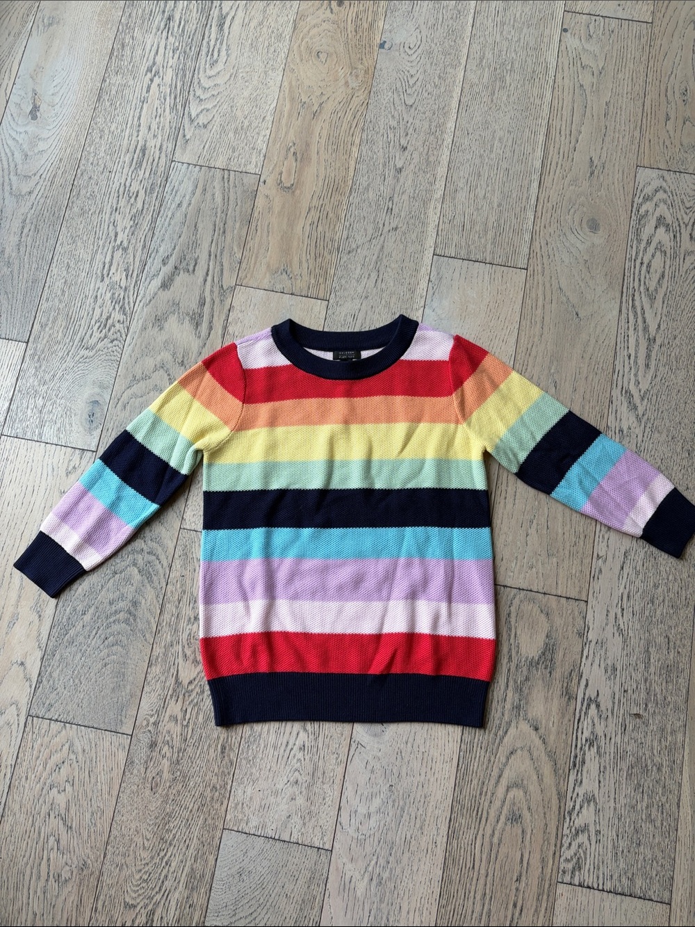Women’s Rainbow Stripe Sweater - Multicolor